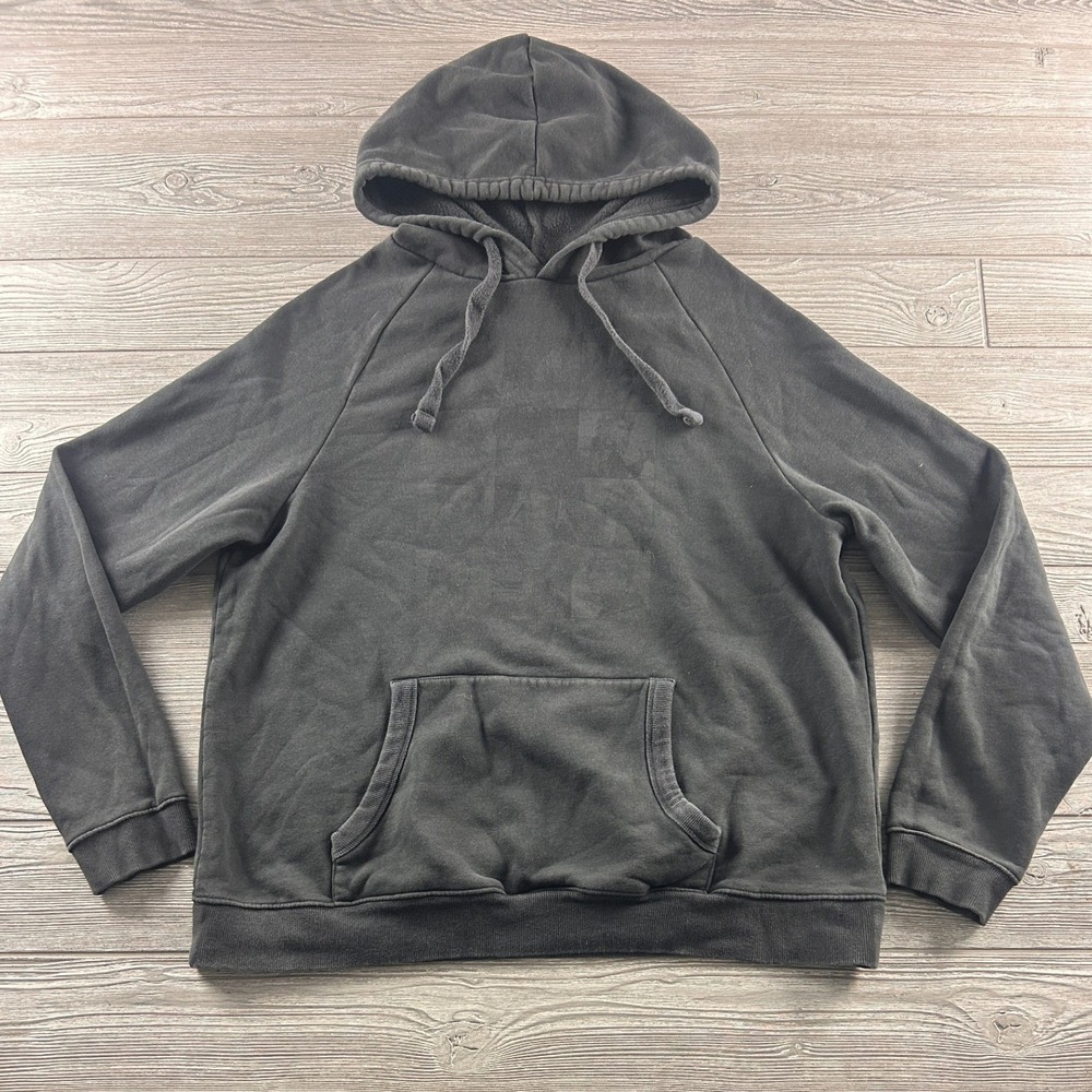 Taylor Swift The Eras Tour Hoodie Charcoal Grey Mineral Wash Pullover Large